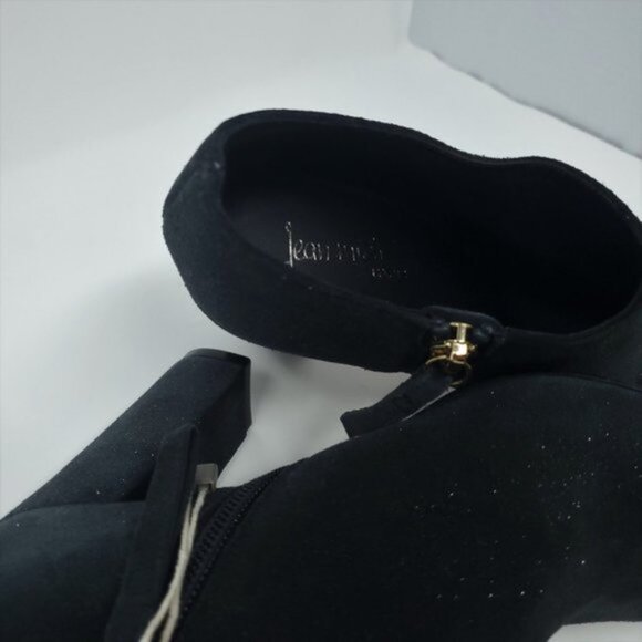 JEAN-MICHEL CAZABAT Black Zippered Sparkly Leather Booties Size EU 36 - Picture 6 of 9